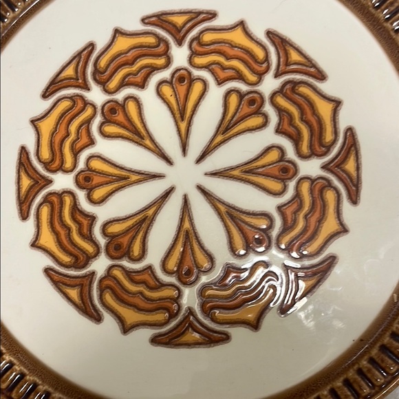 Vintage 60s 70s Ceramic Herbolheim Cake Serving Plate - Picture 3 of 7